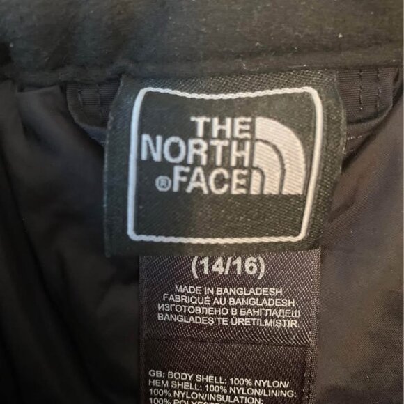 The North Face Girls Black Waterproof Ski Pants Size Large 14/16 - Picture 4 of 4